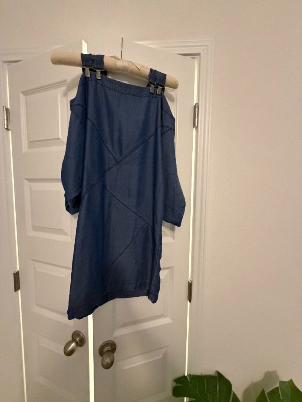 H&M Blue Denim Overall Dress | Artistic, Vintage-Inspired Casual Style